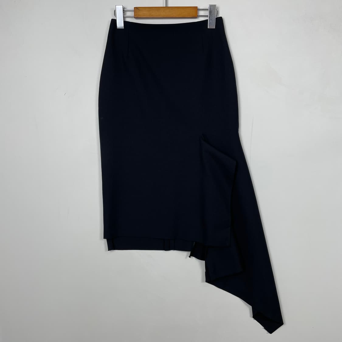 발렌시아가 언발란스 스커트 블랙 상품이미지1