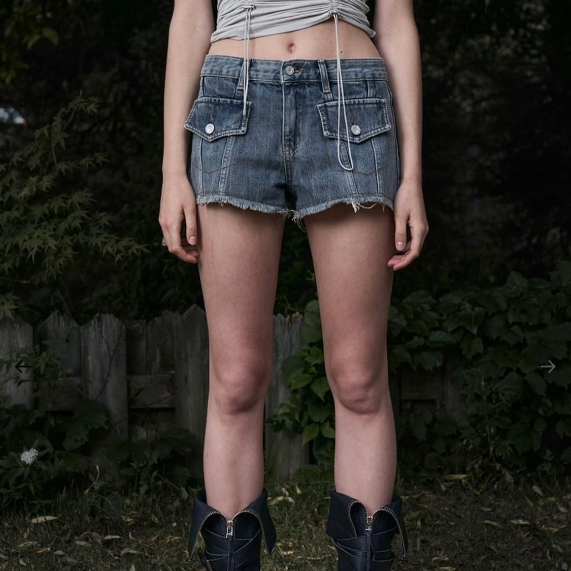 보헤미안서울 웨스턴 포켓 쇼츠 상품이미지3