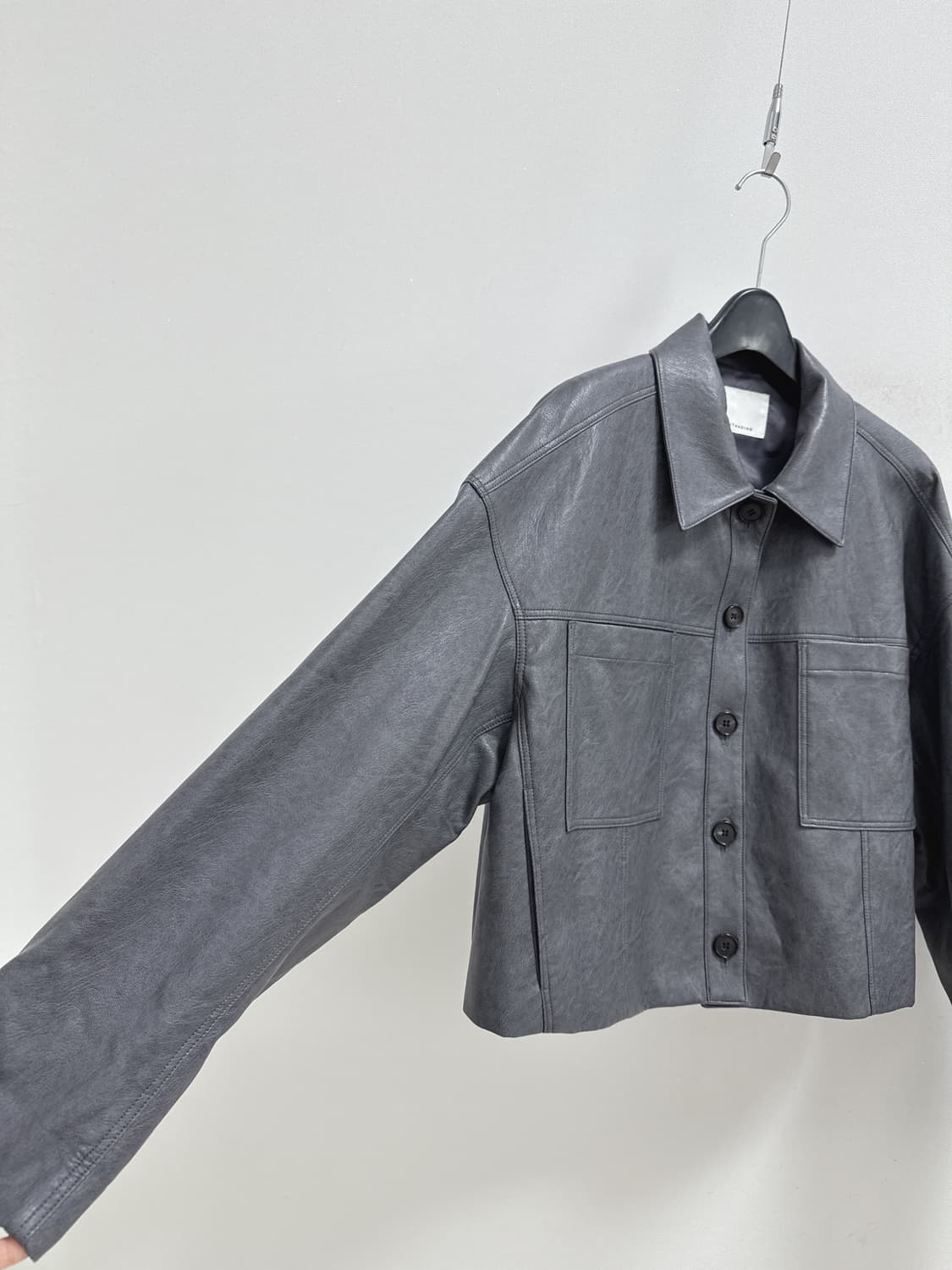 언더스탠딩 페이크레더 자켓 상품이미지3