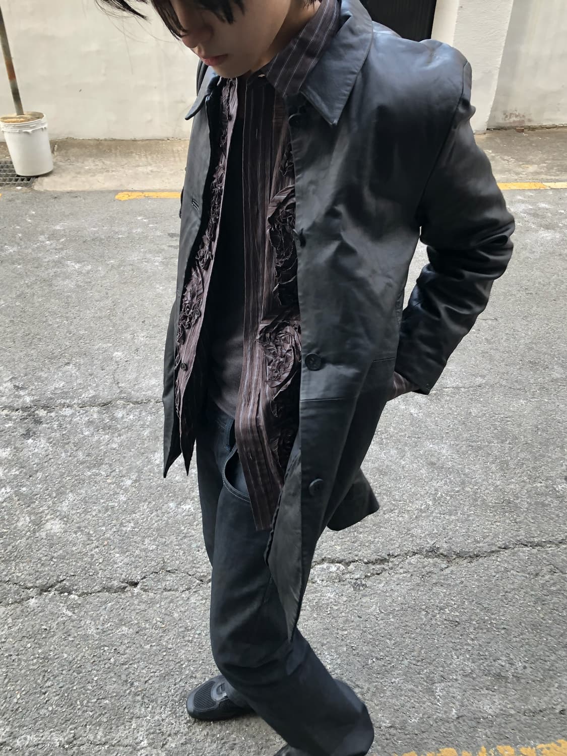 사스콰치 패브릭스 21ss 플라워 패턴 셔츠 상품이미지1