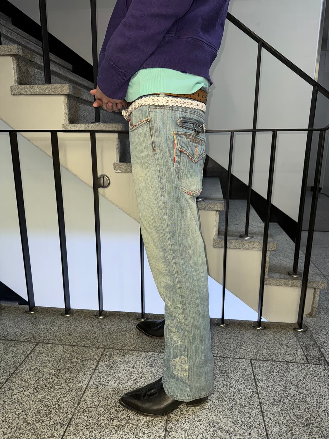 irezumi denim pants 상품이미지5