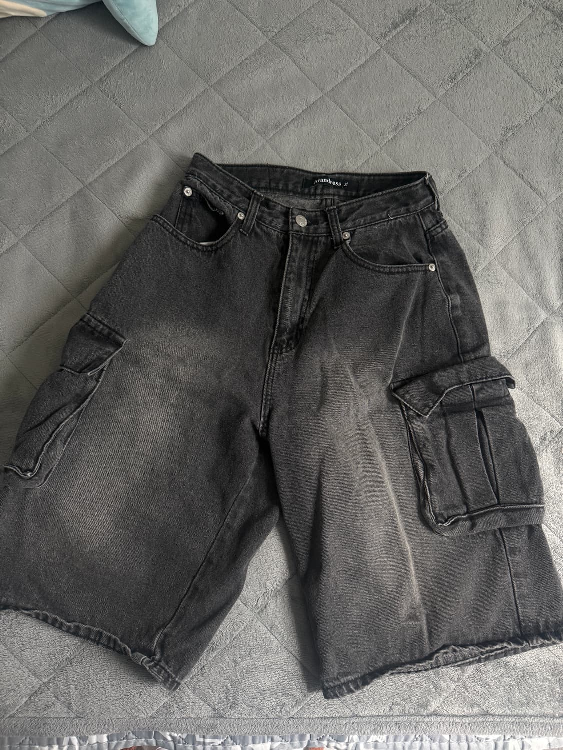 어반드레스 카고 버뮤다 데님 팬츠 상품이미지2