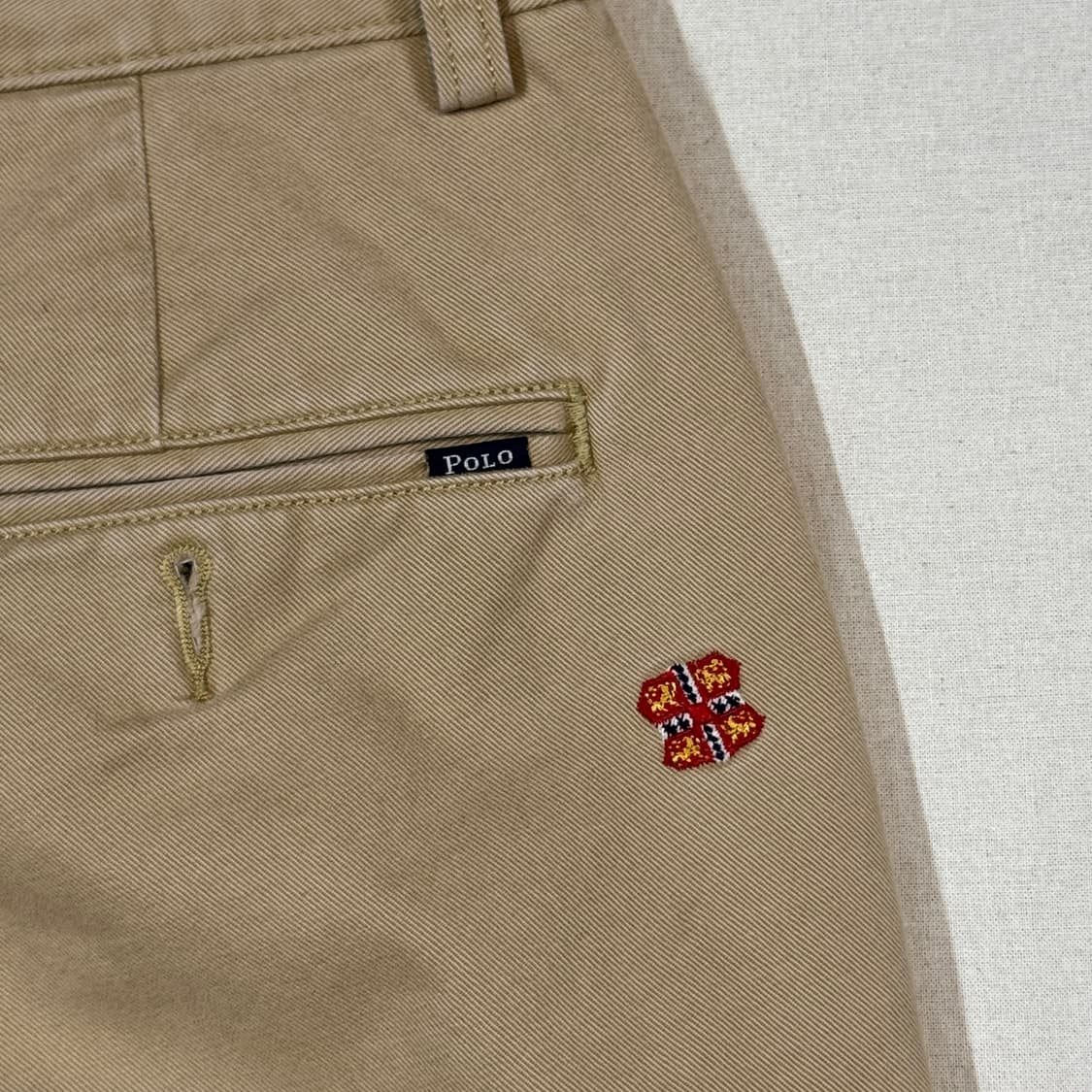 31inch) 폴로 랄프로렌 엠브로이드 자수 면바지 치노팬츠 상품이미지3