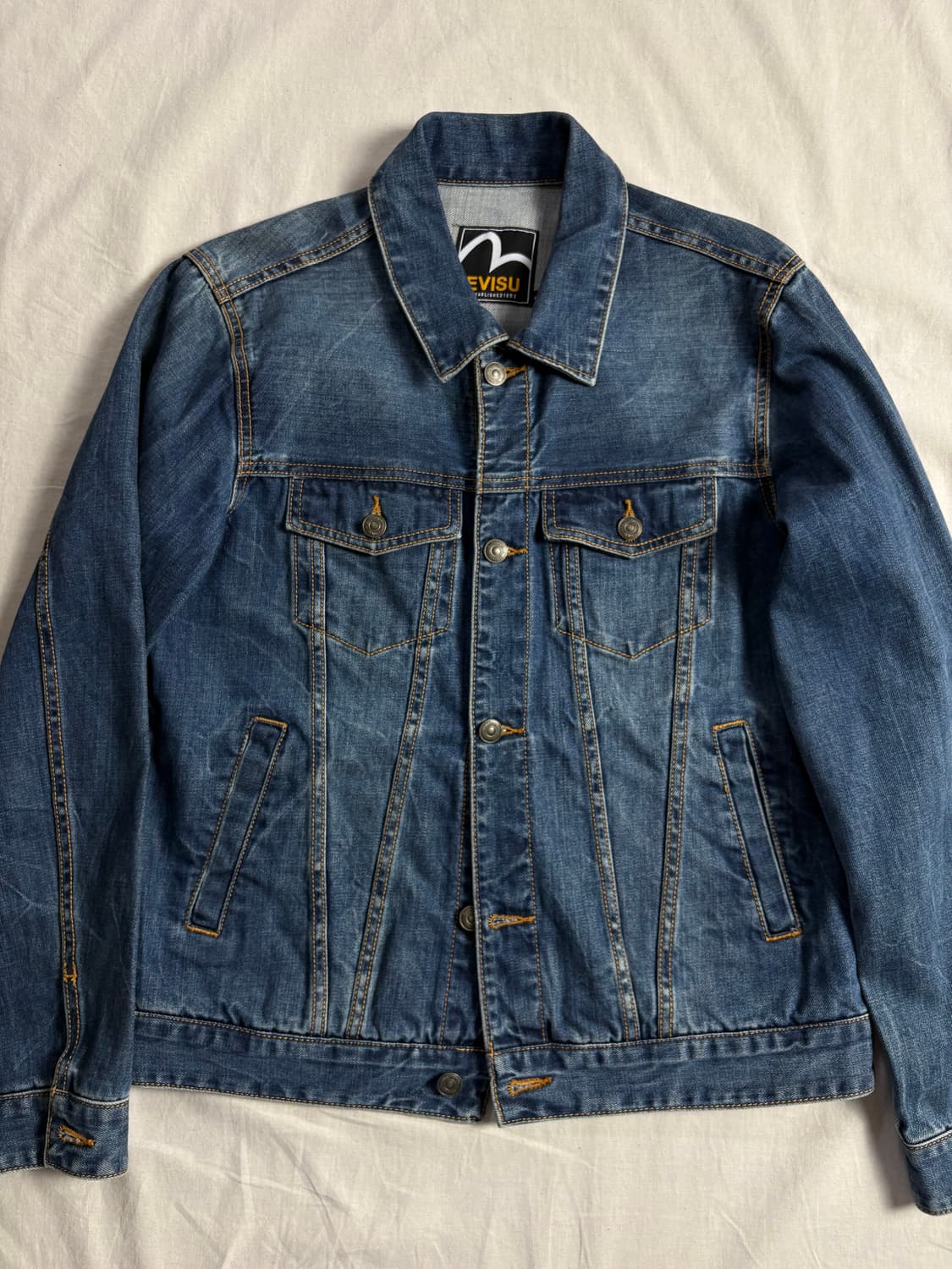 Evisu 데님 트러커 자켓 M 상품이미지5