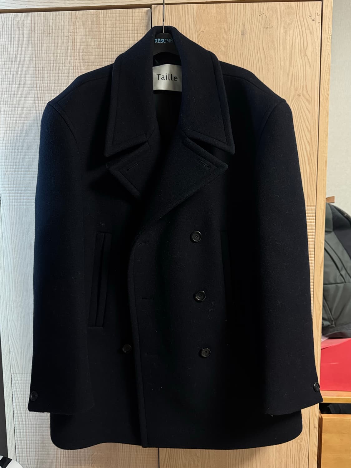 타일레 25fw 피코트 다크네이비 2사이즈 상품이미지1