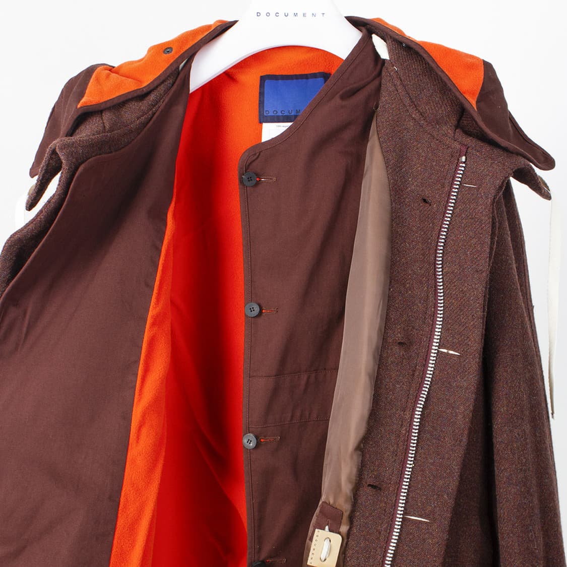 도큐먼트 울 파카 겨울 오버사이즈 코트 M 판매 상품이미지7