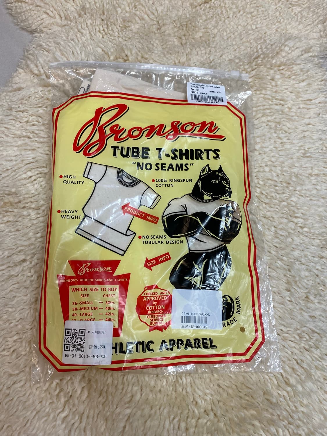 브론슨 tompkins 튜브휠 10.5oz 반팔티 새상품 xxl 2xl 상품이미지5