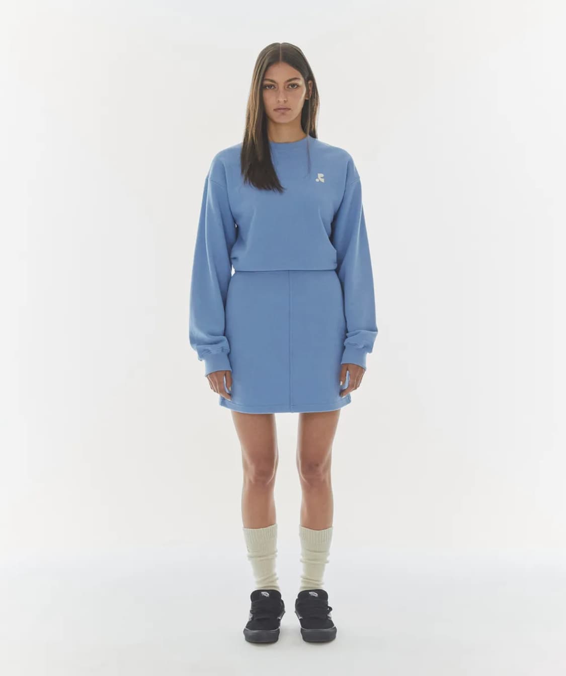 레스트앤레크레이션 저지 미니 원피스 맨투맨 트레이닝 상품이미지2