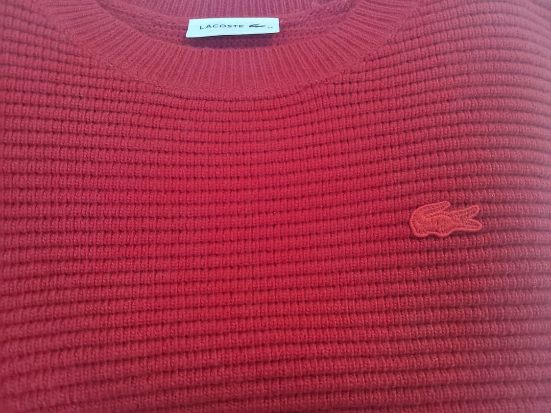 라코스테 라운드 니트 스웨터 남녀공용 사이즈S 상품이미지4