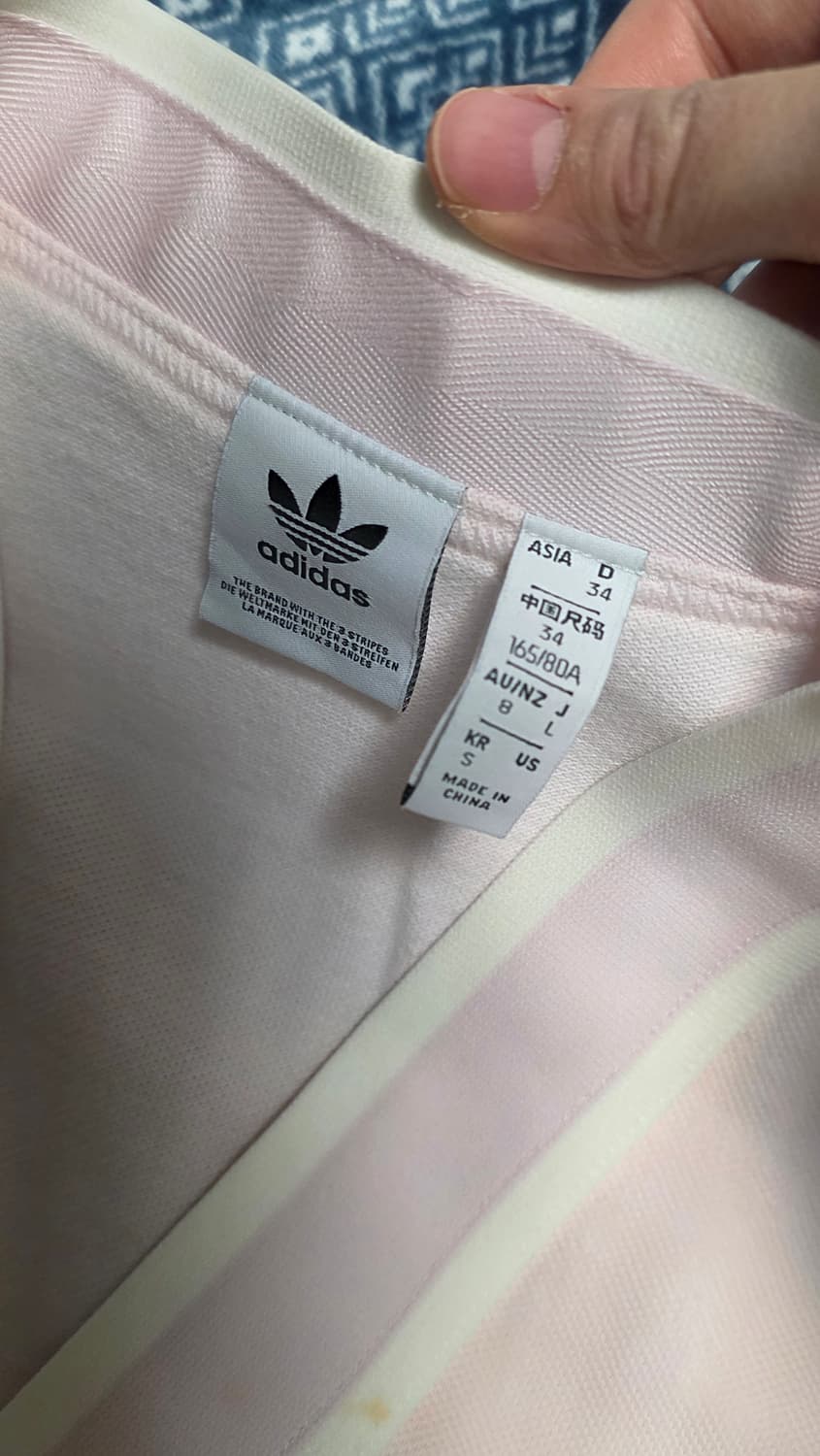 아디다스 연핑크 가디건 L 상품이미지3