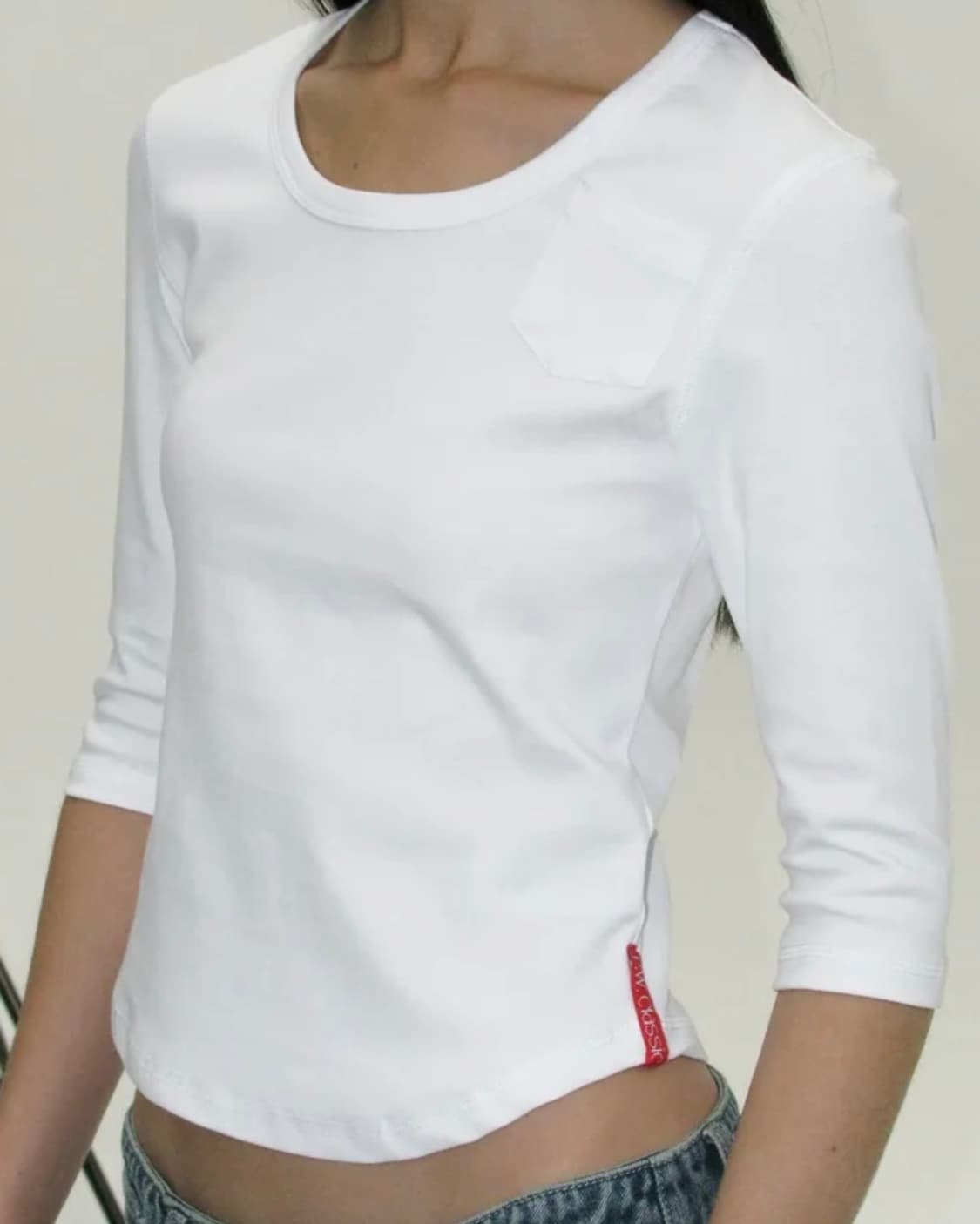 파르티멘토우먼 스쿱넥 티셔츠 s 상품이미지2