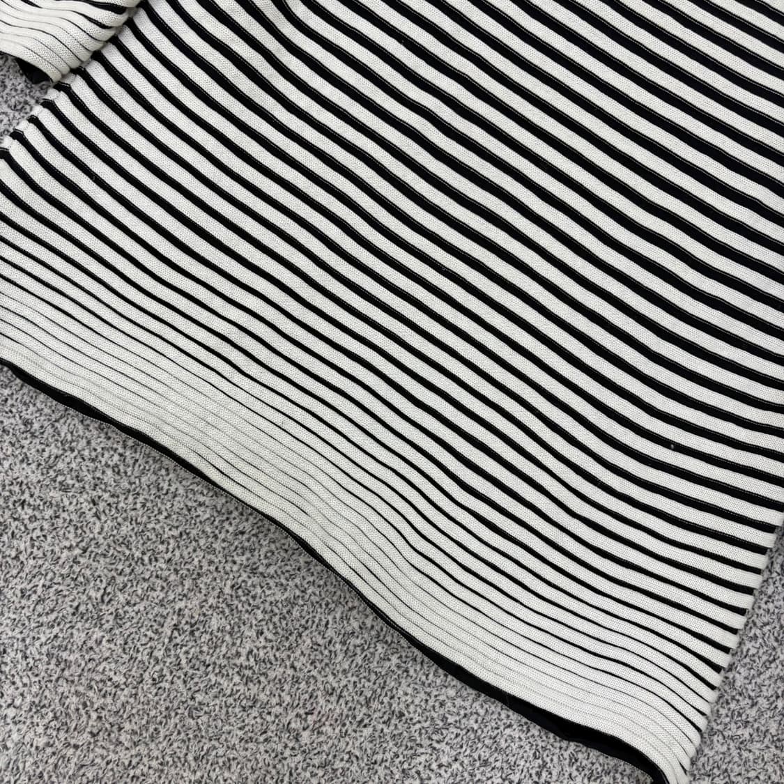 실측확인 코스 스트라이프 긴팔 니트티 0407J 상품이미지5