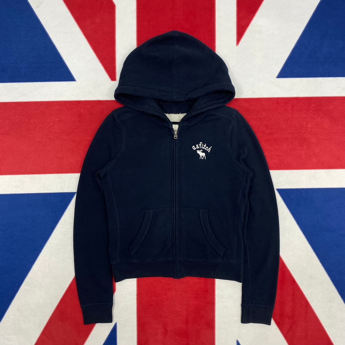 아베크롬비 보아털 슬림핏 후드집업 실측 여성44 상품이미지1