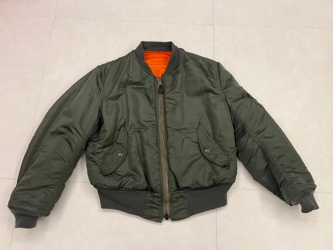 70s 오리지널 ma-1 자켓 M사이즈 판매합니다 상품이미지1