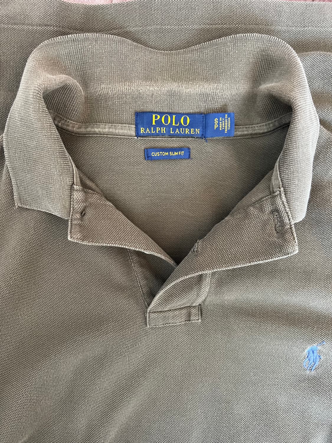 폴로랄프로렌 남성 카키 PK카라반팔티셔츠  상품이미지5