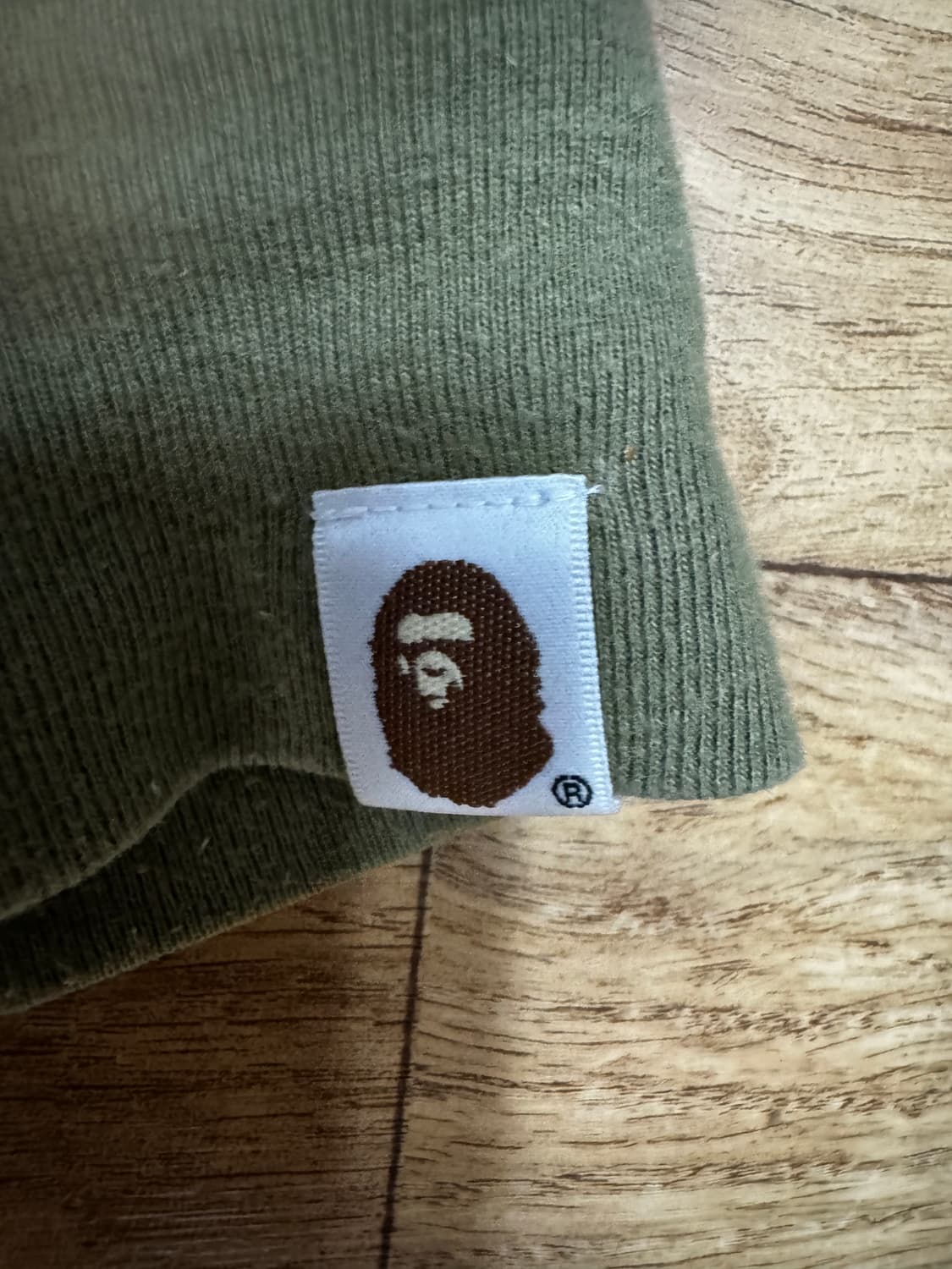 (희귀)베이프 녹계 롱슬리브(우먼스M) 상품이미지3