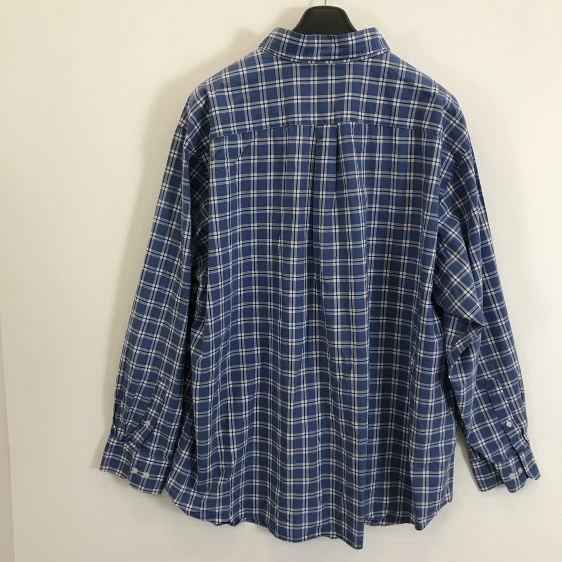 유니클로 브로드 체크셔츠 블루 [4XL] 상품이미지4