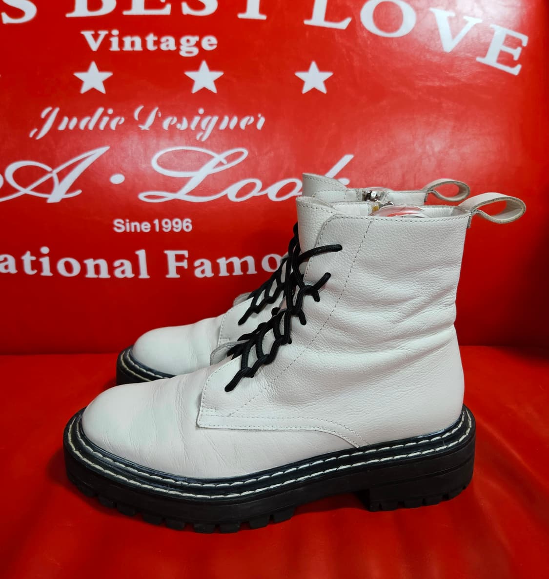 바두라(BADURA) in 핀란드 하이킹 가죽 부츠 37size 상품이미지3