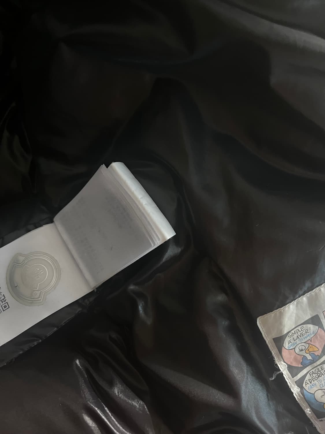 몽클레어 뉴 마야 후드탈부착 유광패딩 14y 블랙 상품이미지9