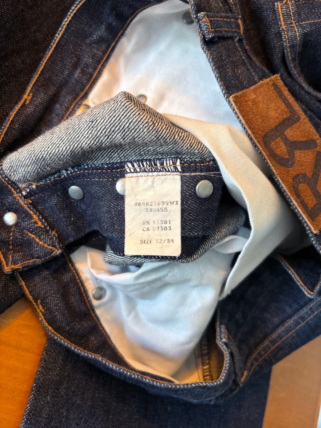 더블알엘 셀비지 데님팬츠 (made in usa) 상품이미지10