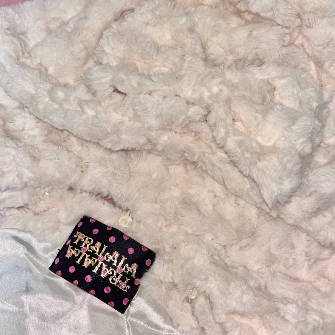 트랄라라 양털 폼폼이 빈티지 조끼 히메갸루 라떼갸루 상품이미지2