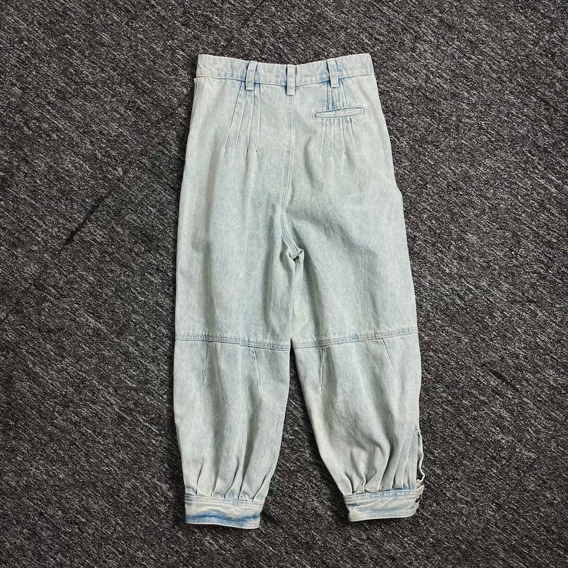 빈티지버튼디테일연청팬츠 o 728 상품이미지3
