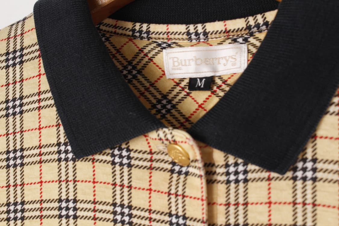 90s 빈티지 버버리 커스텀 크롭 티셔츠 WOMAN_M 상품이미지4