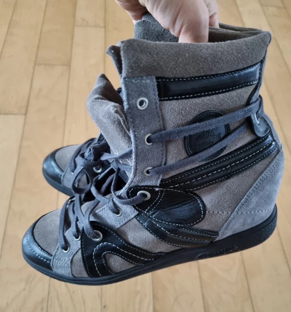 파토갸스Pataugas 브랜드의 베킷 웨지힐 스니커즈 240 상품이미지2