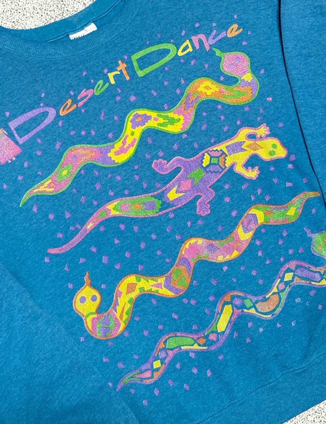 90s 빈티지 헤인즈 'Desert Dance' 스웻셔츠 USA 상품이미지3