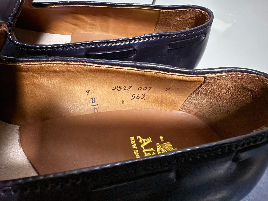 알든 563 9D 코도반 테슬로퍼 미착용 새제품 유니페어 정품 상품이미지3