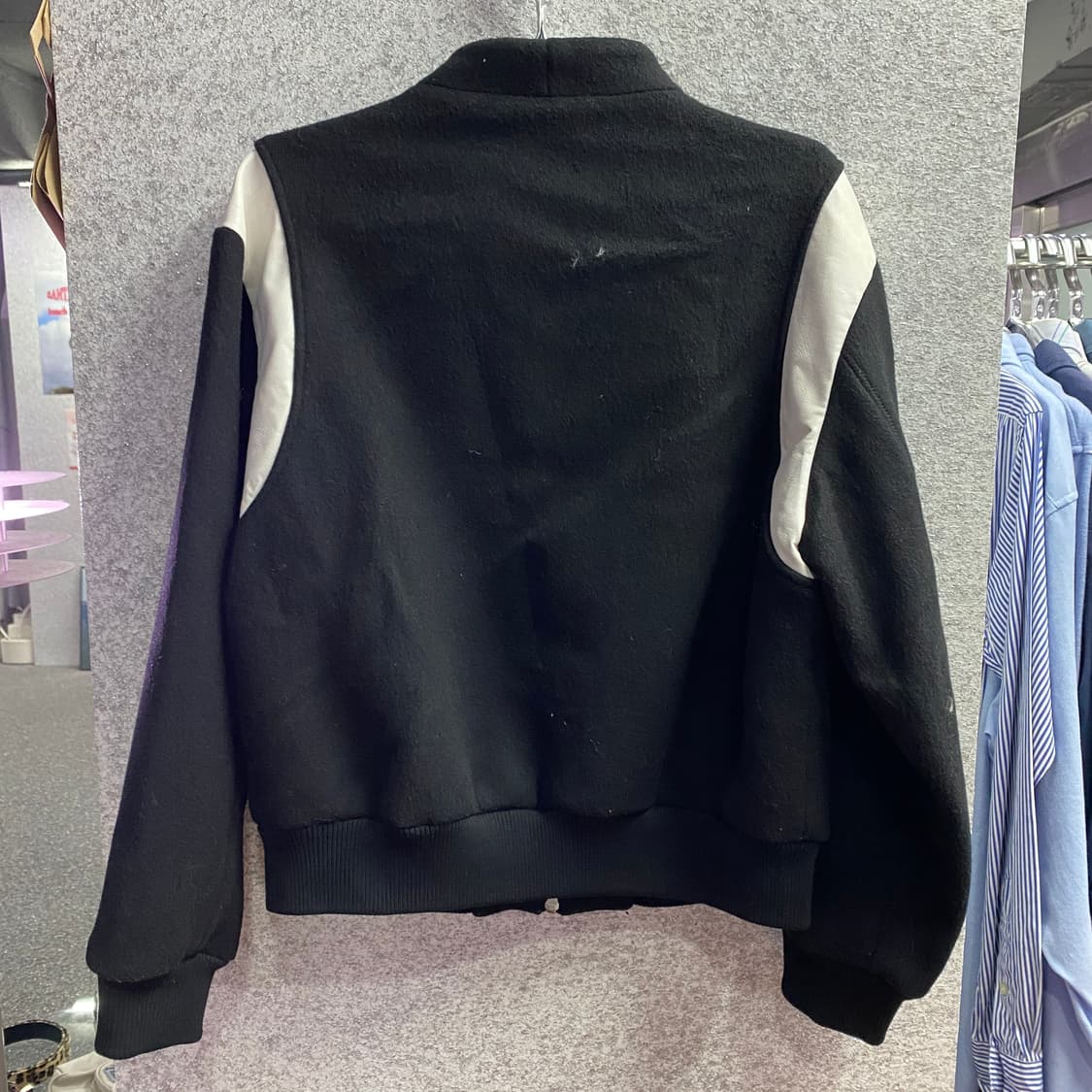 세터 퍼시 칼라리스 바시티 자켓 클래식 블랙 B3946 상품이미지5