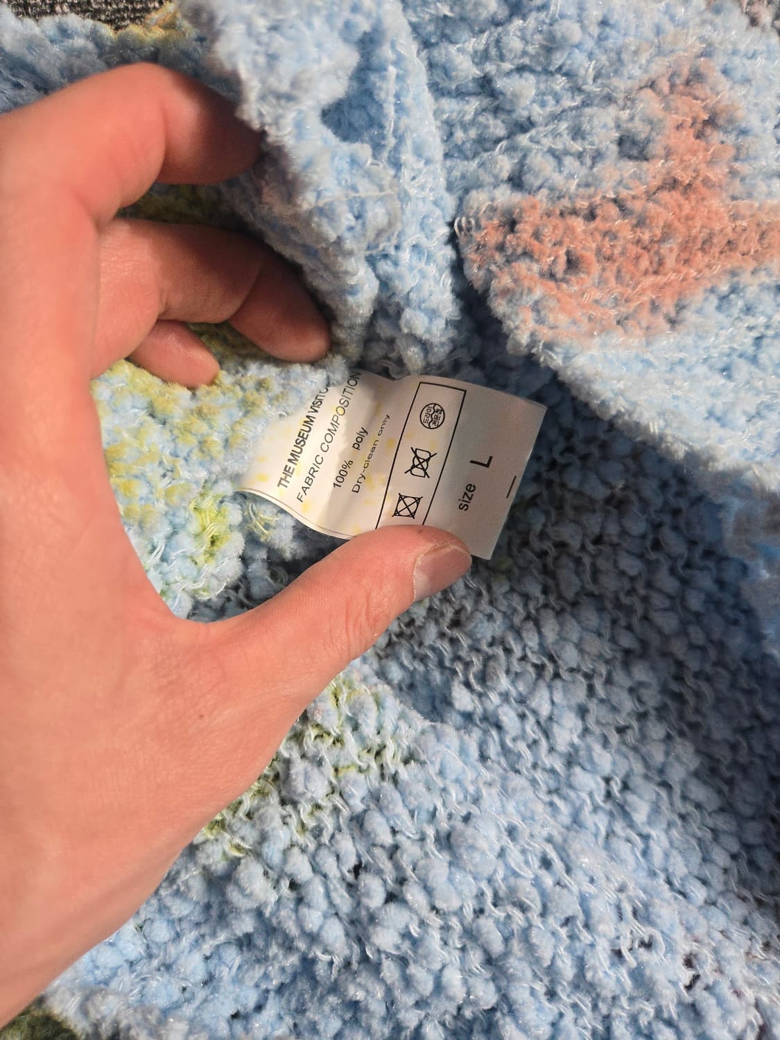 TheMuseumVisitor 스프레이 프린팅 니트 상품이미지3