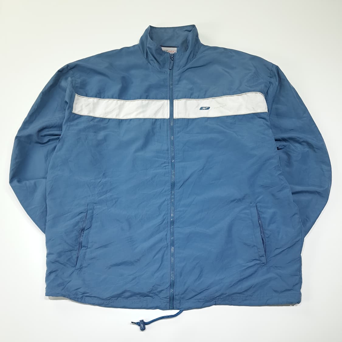 CL715 XL 리복 90s 스페인판 올드스쿨 블루 바람막이 자켓 상품이미지1