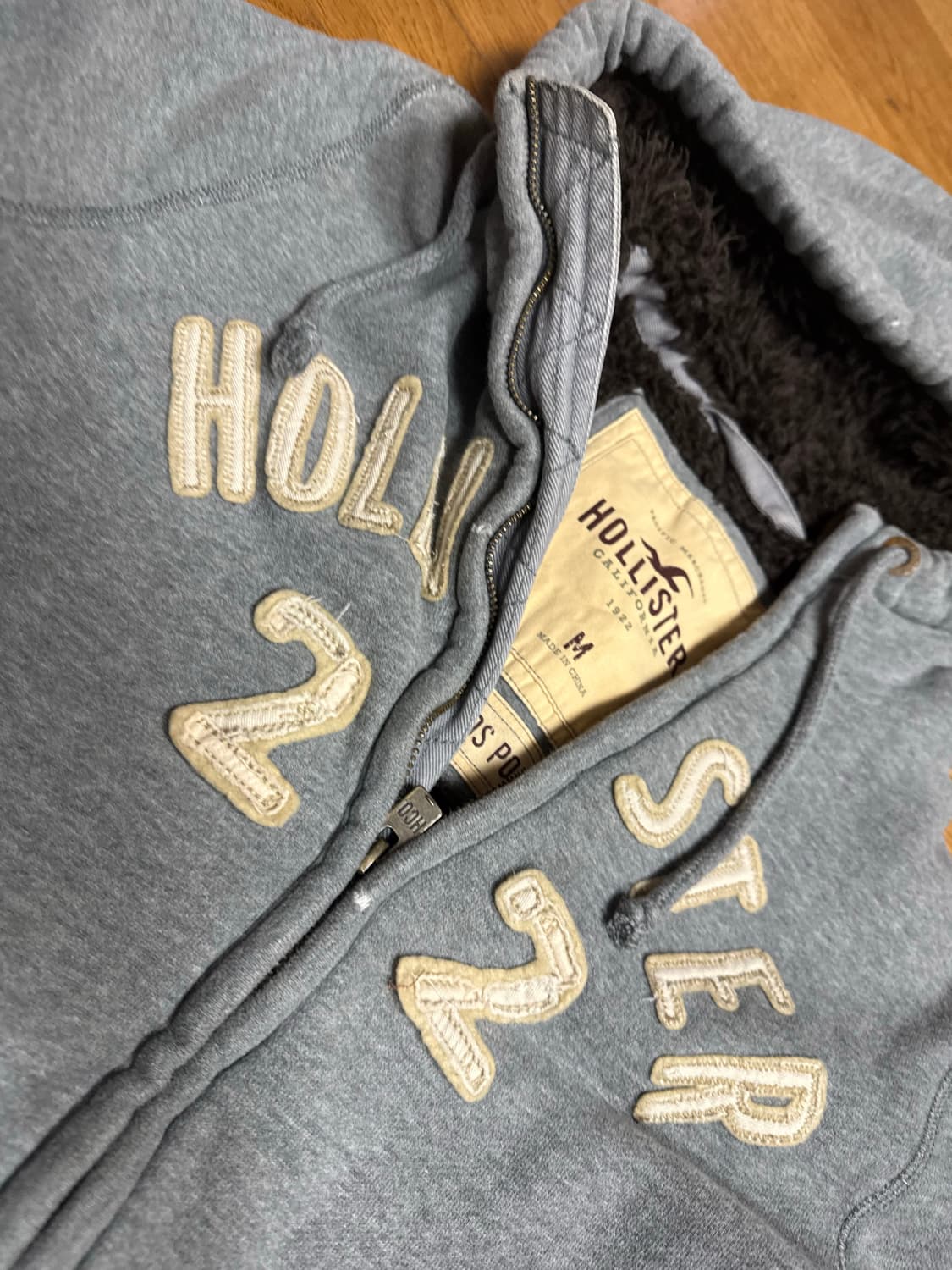 홀리스터 후드집업 겨울용! M 상품이미지2