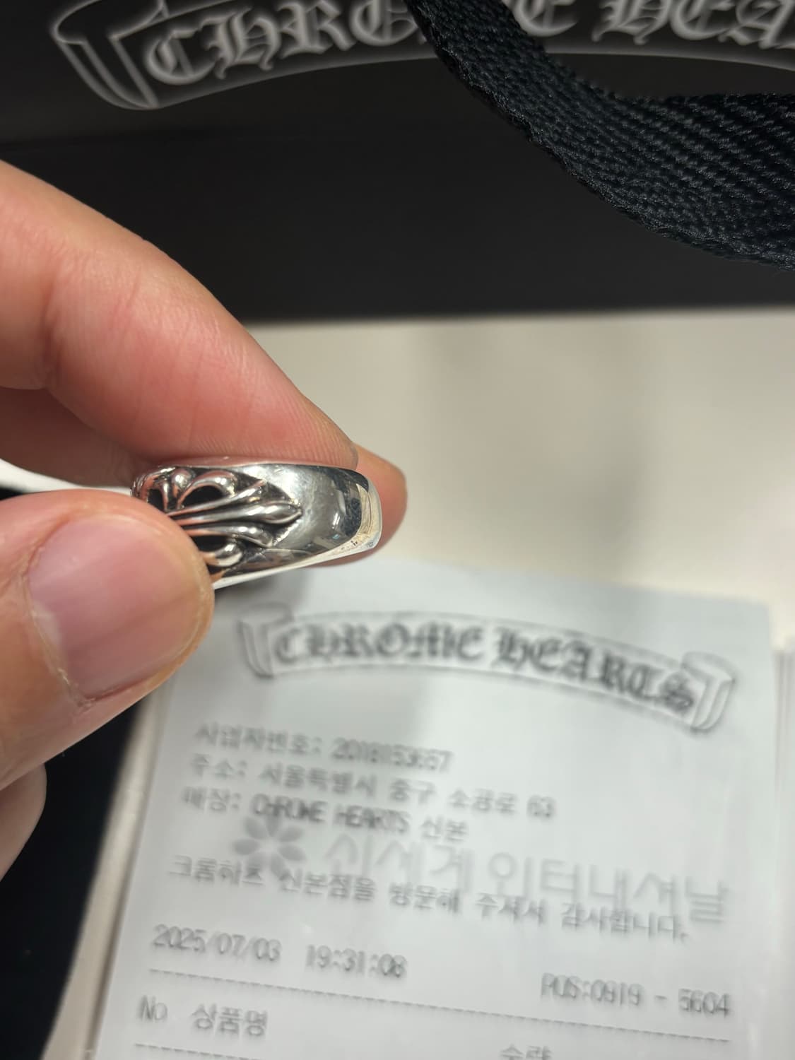 크롬하츠 플로랄크로스링 us7 상품이미지6