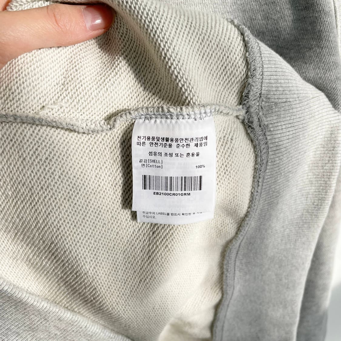 C2 이벳필드 새상품 맨투맨  M사이즈 상품이미지5