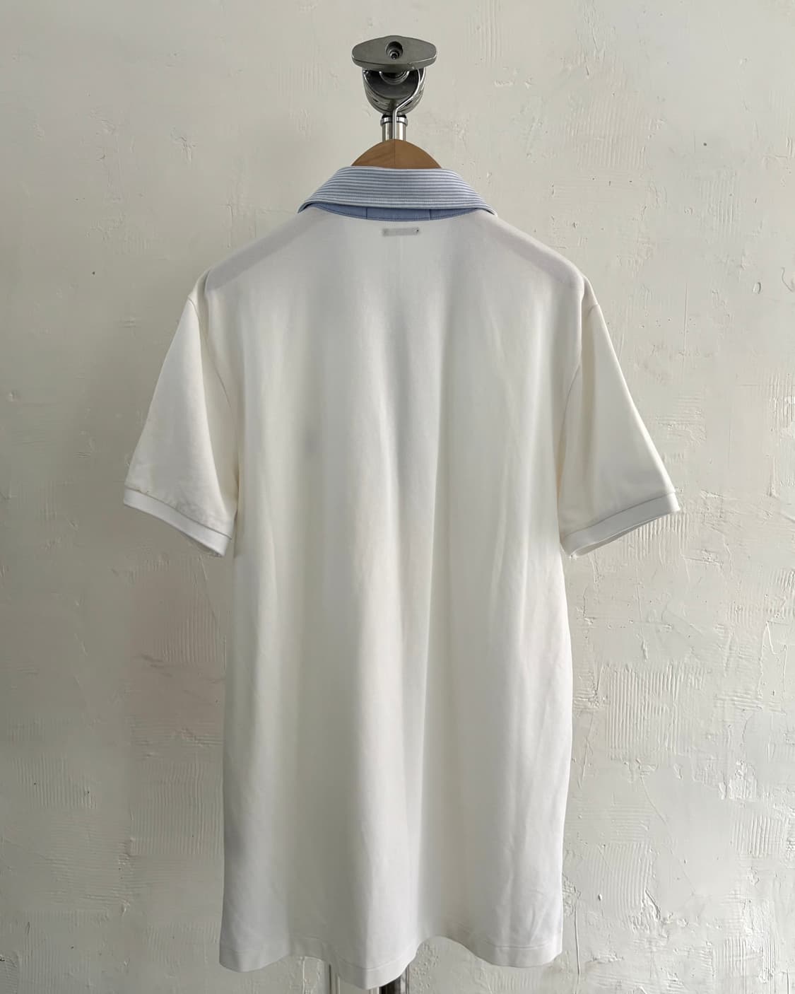 Polo 폴로 랄프로렌 화이트 스트라이프 카라 티 상품이미지6