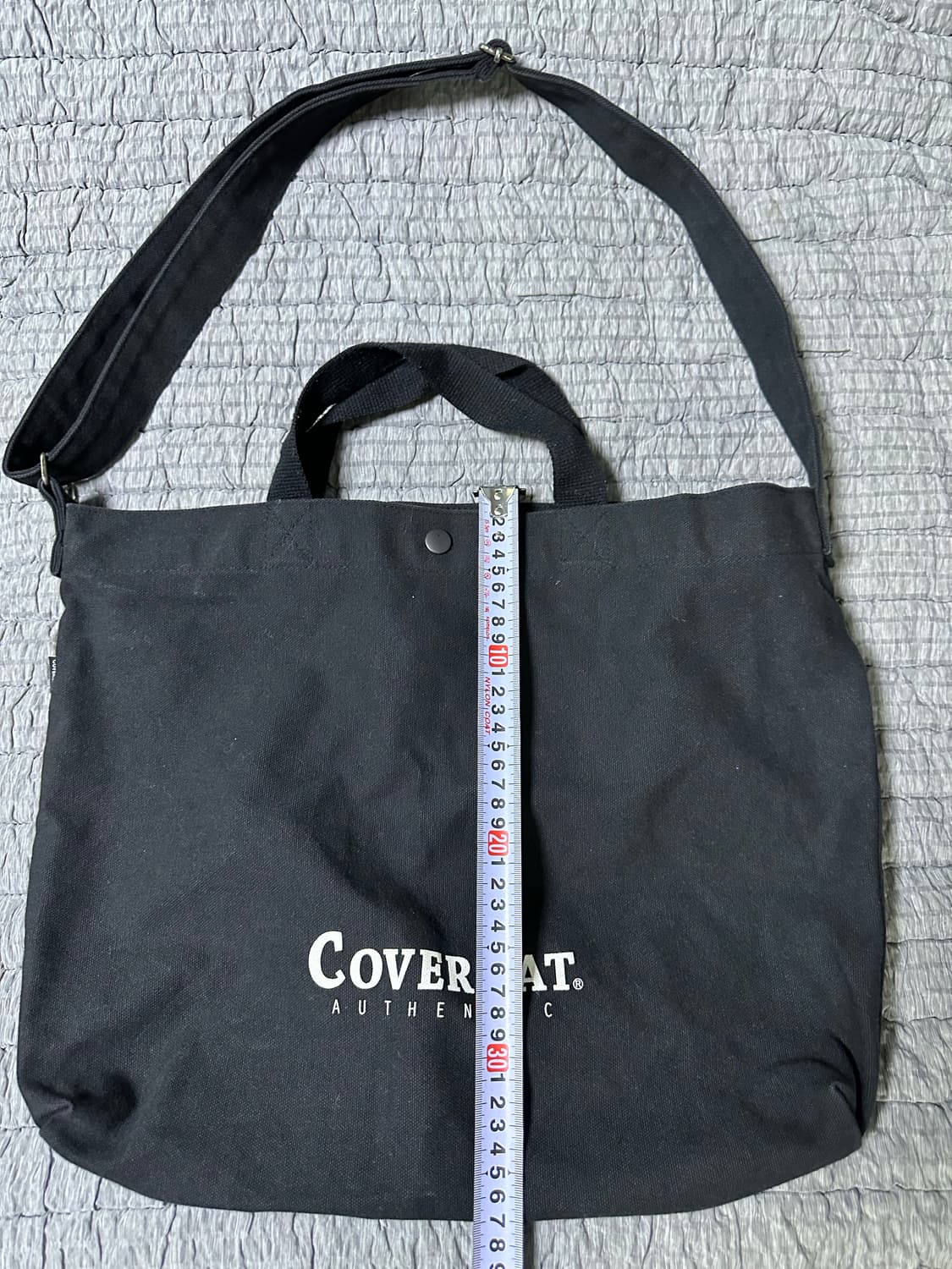 커버낫 블랙 에코백 숄더백 토트백 상품이미지3