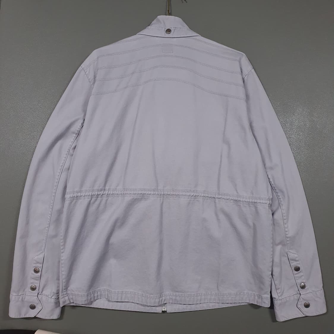 105 (XL) 아디다스 올드스쿨 그레이 삼선 나일론 포켓 사파리 자켓 상품이미지10