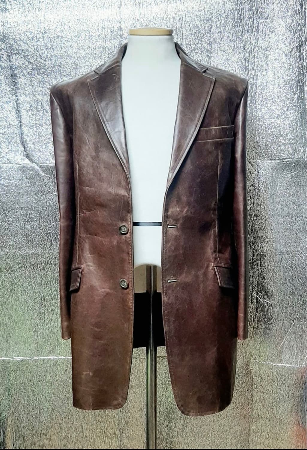 vintage/leather jacket/l 상품이미지1