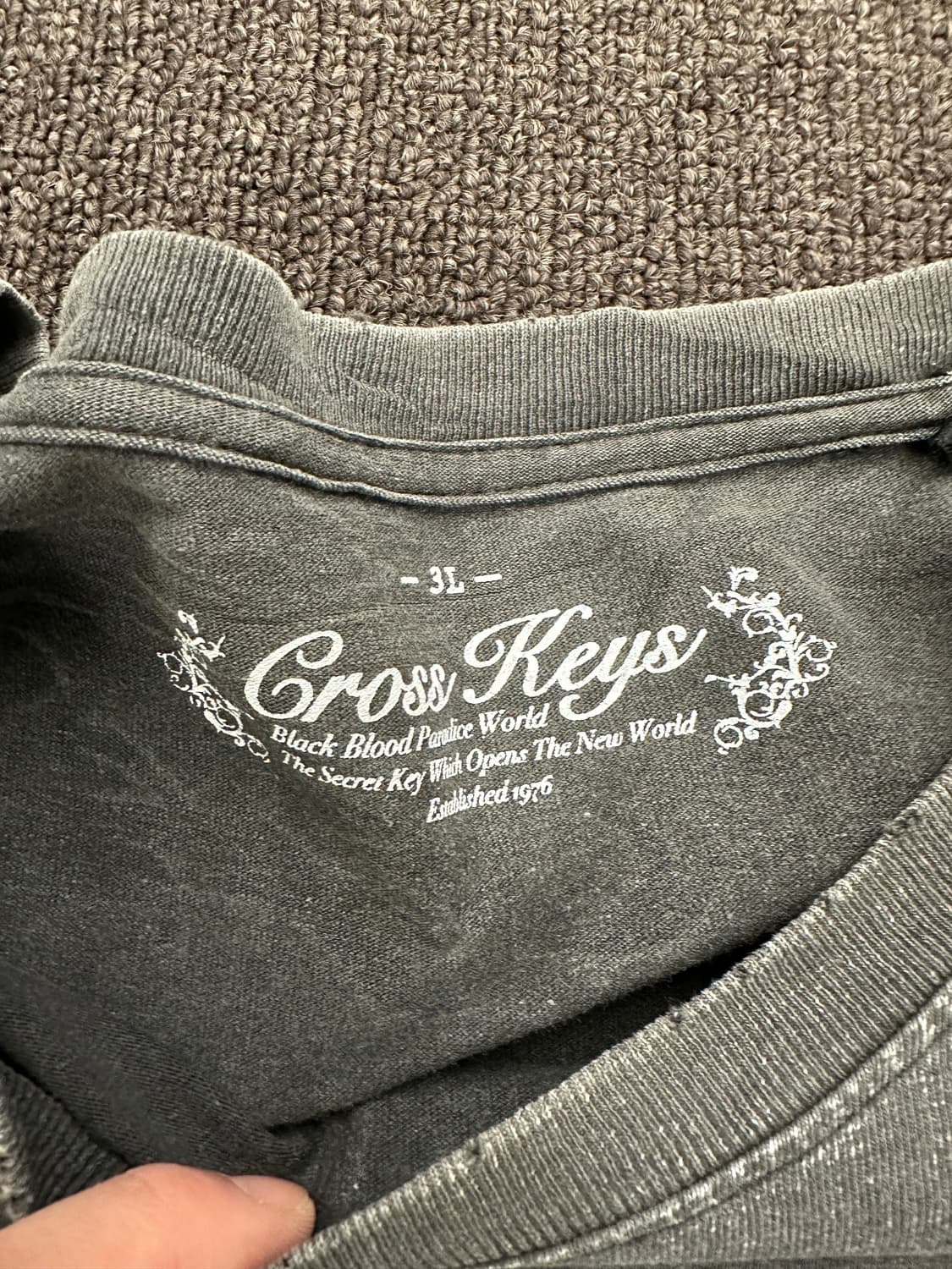 3L)Japanese vintage 드래곤 프린팅 롱슬리브 상품이미지4