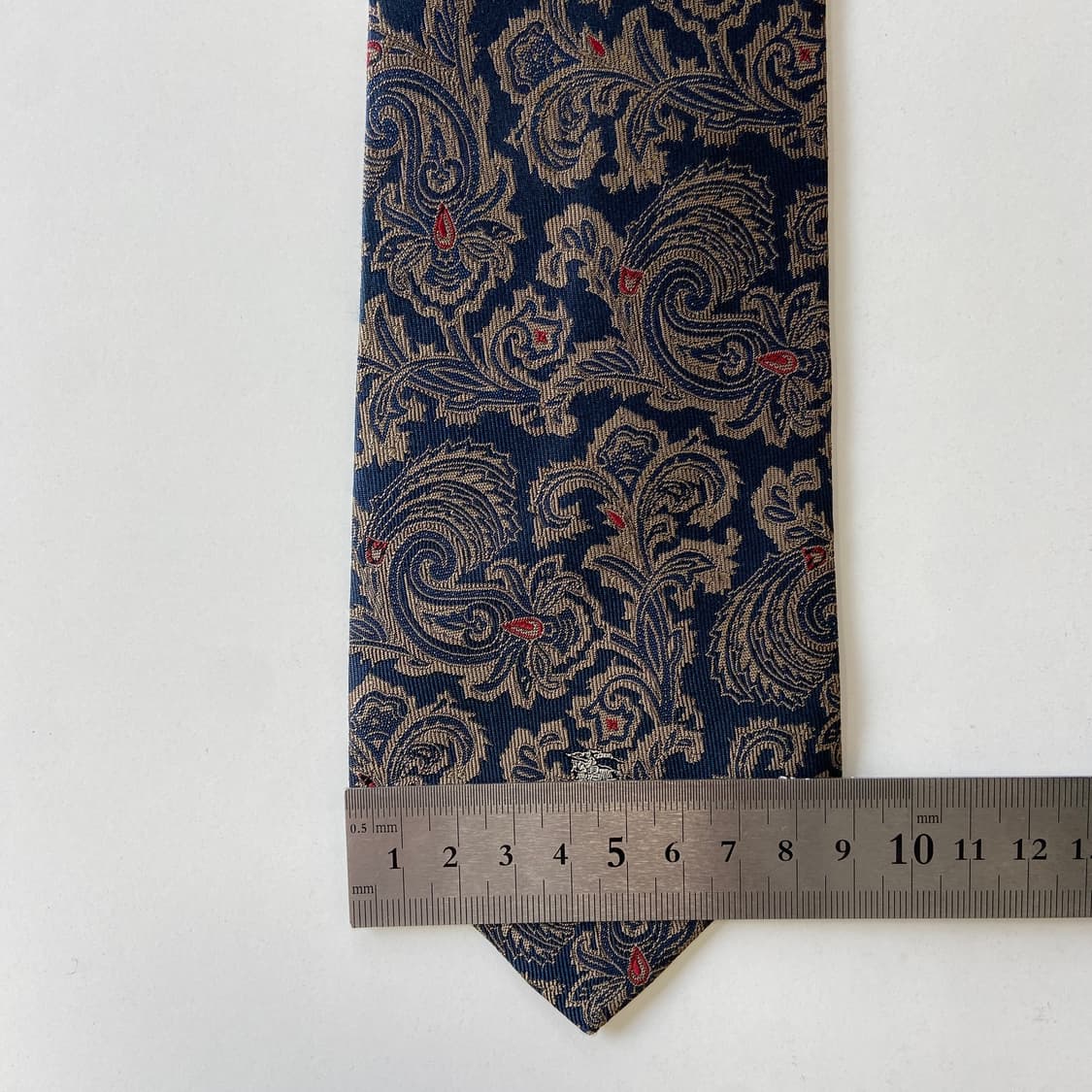 버버리 심플로고 페이즐리 명품 정품 넥타이 (Burberry) 상품이미지8