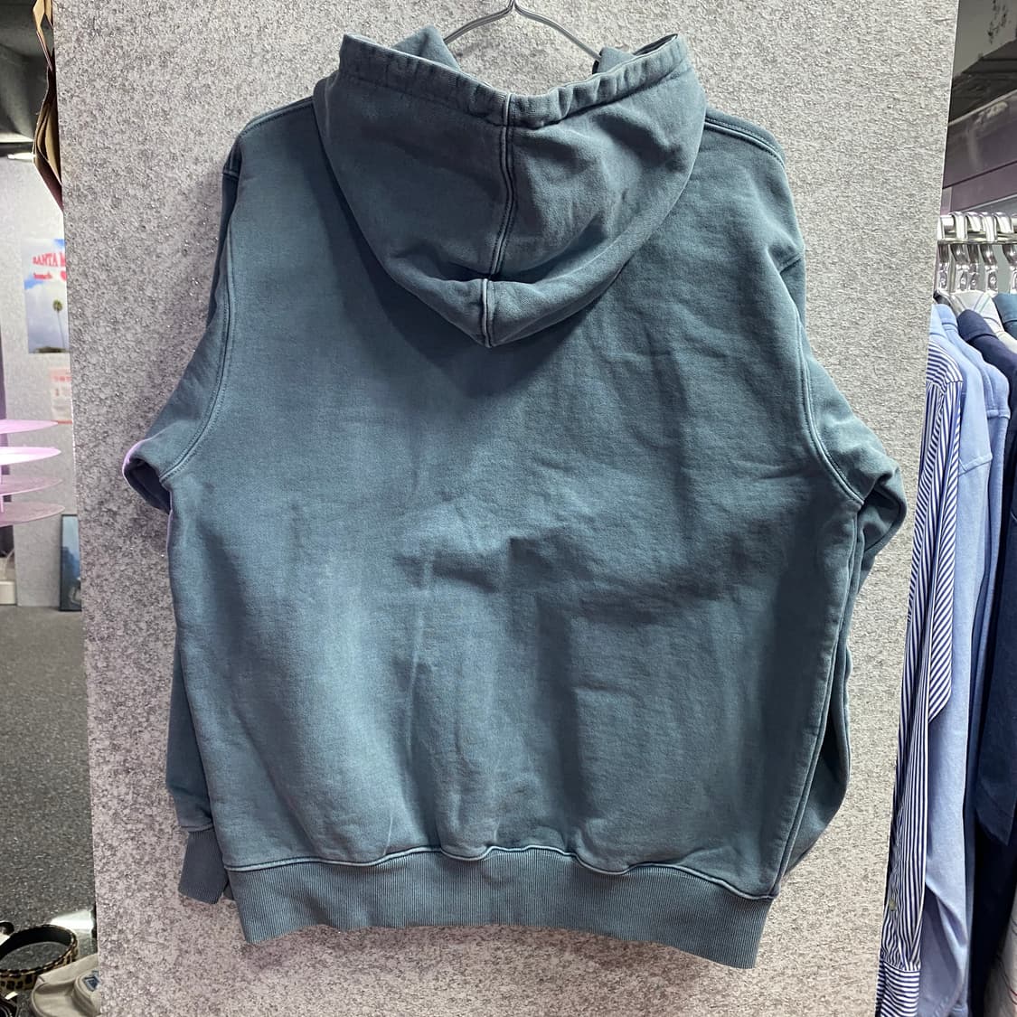 디스이즈네버댓 빅로고 라이트블루 후드티 B3924 상품이미지5