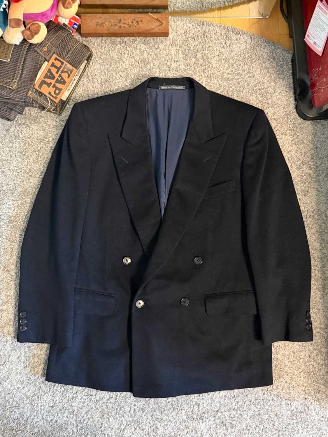 에르메네질도 제냐 캐시미어 더블 블레이저 상품이미지1