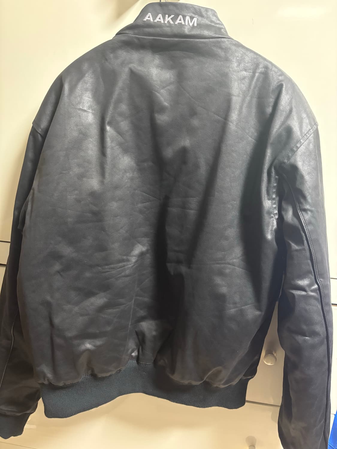 아캄 파이핑 레더자켓 2사이즈 상품이미지2