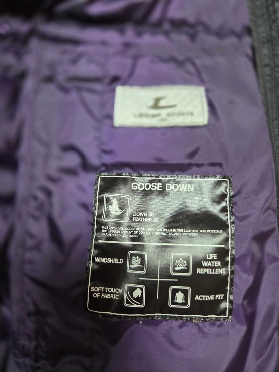 ECAF 경량 패딩 점퍼 블랙95 상품이미지7