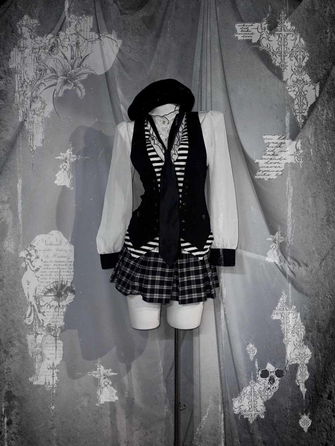 세실맥비 무채색 공겜여주깔 코디세트 상품이미지1