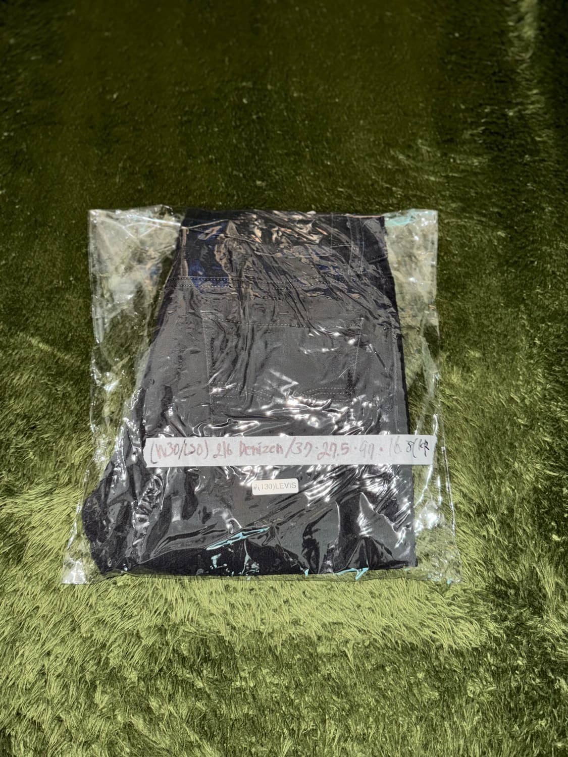 [W30/L30] 리바이스 216 DENIZEN 빈티지 워싱 팬츠 블랙 상품이미지10