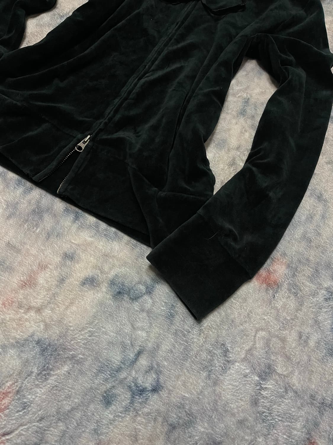 Semantic design rex fur trimming velour  상품이미지6