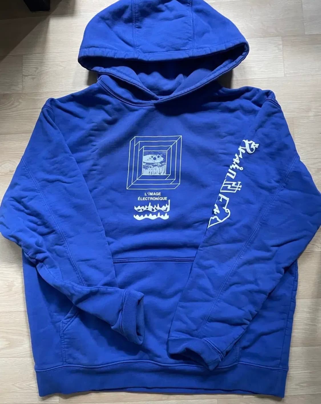 브레인데드 헤비웨이트 L 후드 블루 상품이미지1